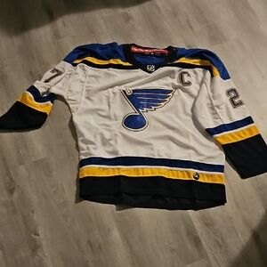 Adidas Blue and Red Climalite Jersey